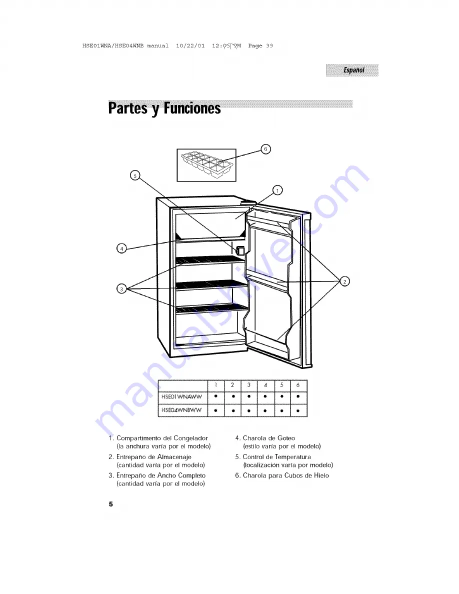 Haier HSE01WNA User Manual Download Page 39