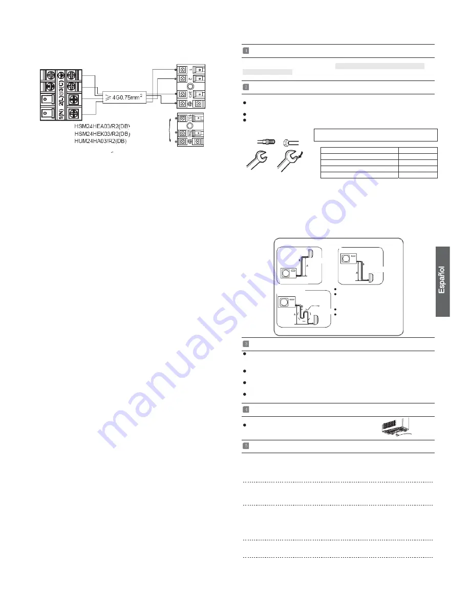 Haier HSM-24HEA03-R2 Installation Manual Download Page 7