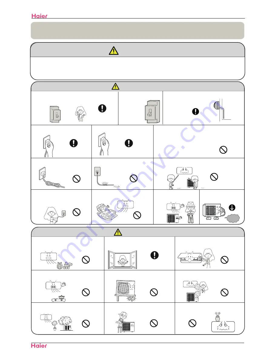 Haier HSU12VHG-B Service Manual Download Page 50