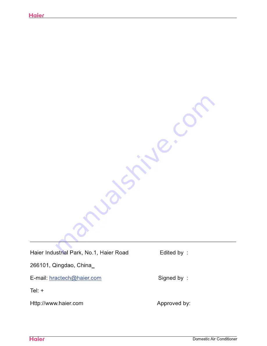 Haier HSU18VCK Service Manual Download Page 48