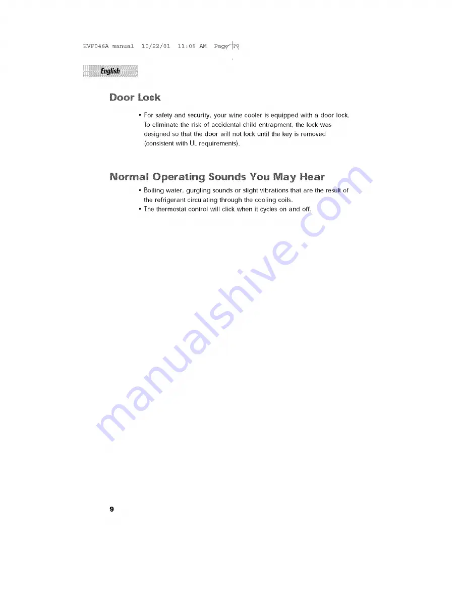 Haier HVF046A User Manual Download Page 10