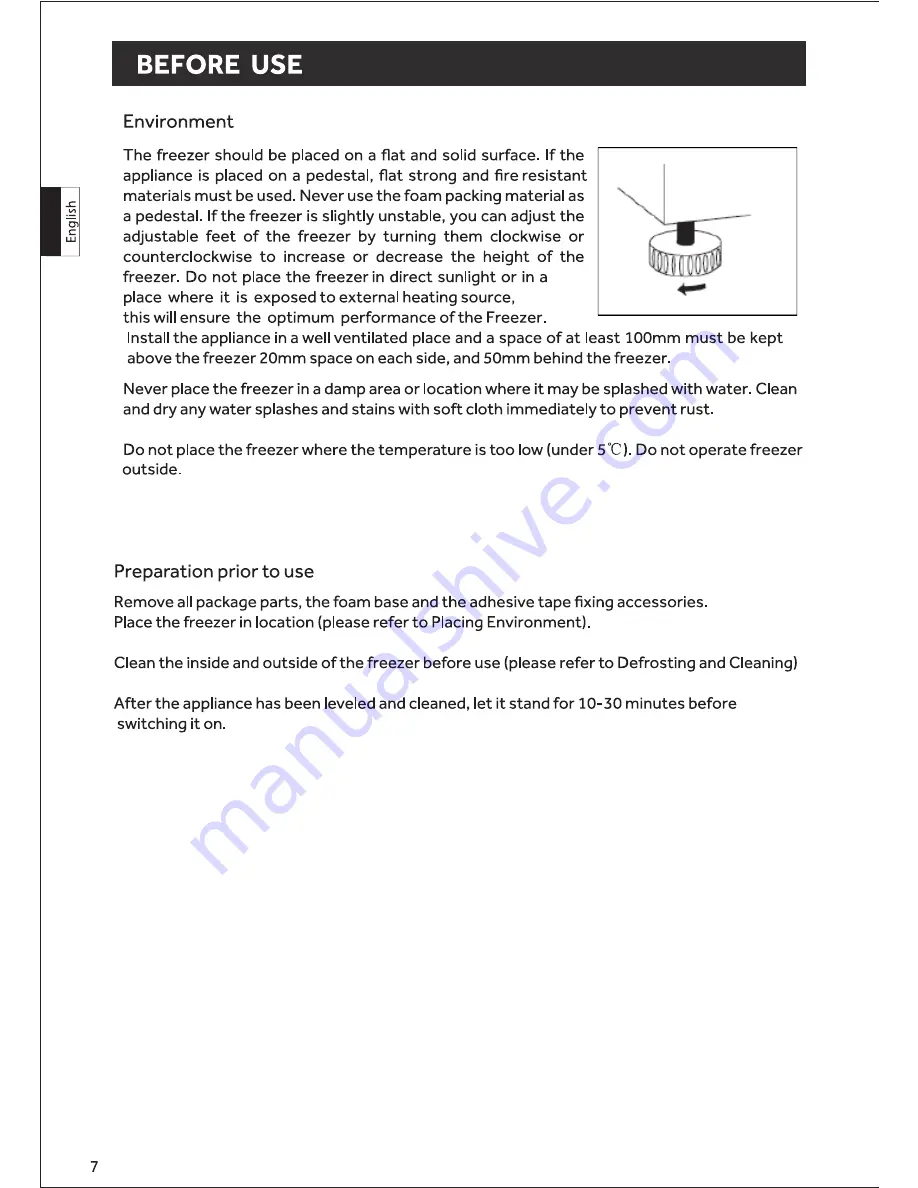 Haier HVF220SS2 Installation Instructions And User Manual Download Page 8