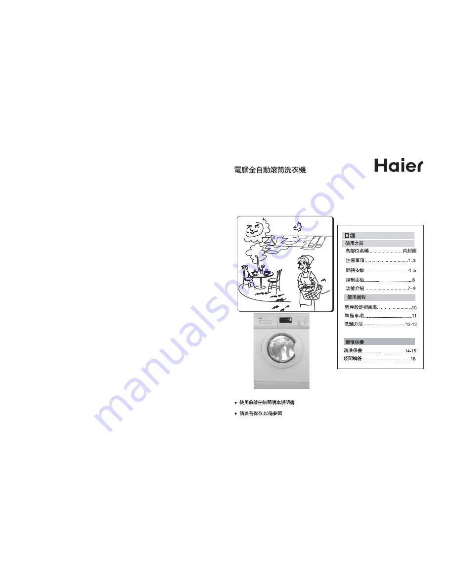 Haier HW-C870TVE User Manual Download Page 1