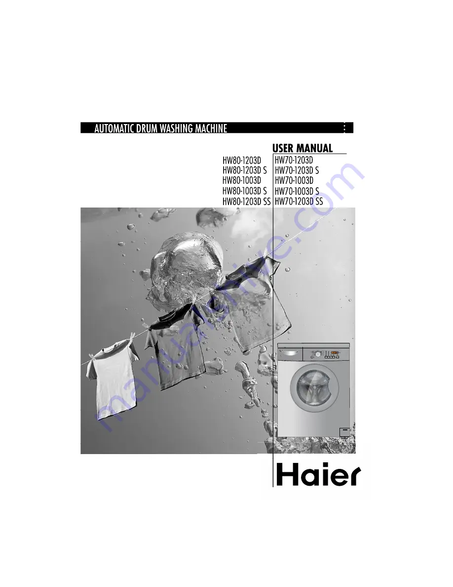 Haier HW70-1003D S User Manual Download Page 1