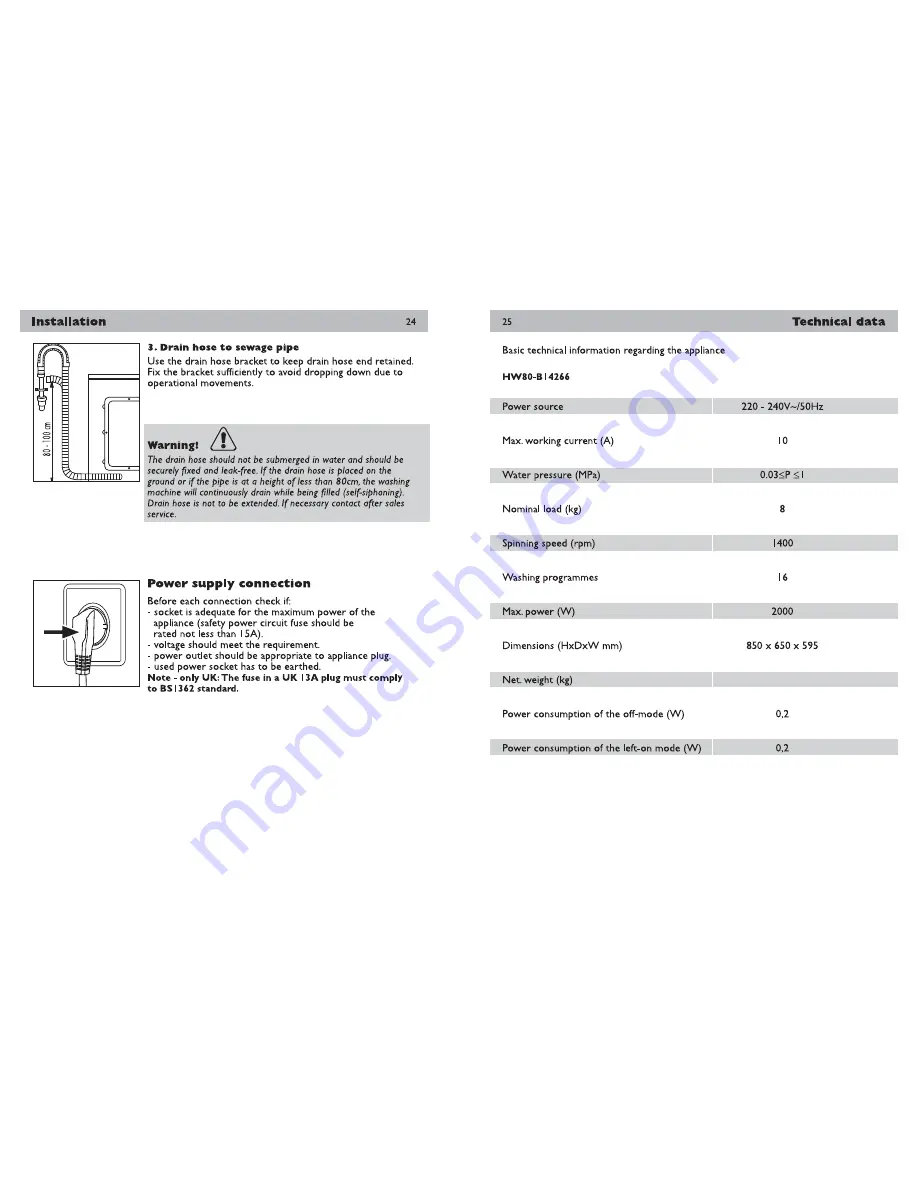 Haier HW80-B14266 User Manual Download Page 13