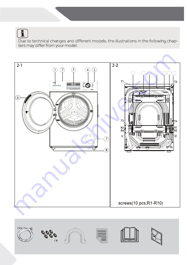 Haier HWD100-B14876U1 Скачать руководство пользователя страница 8