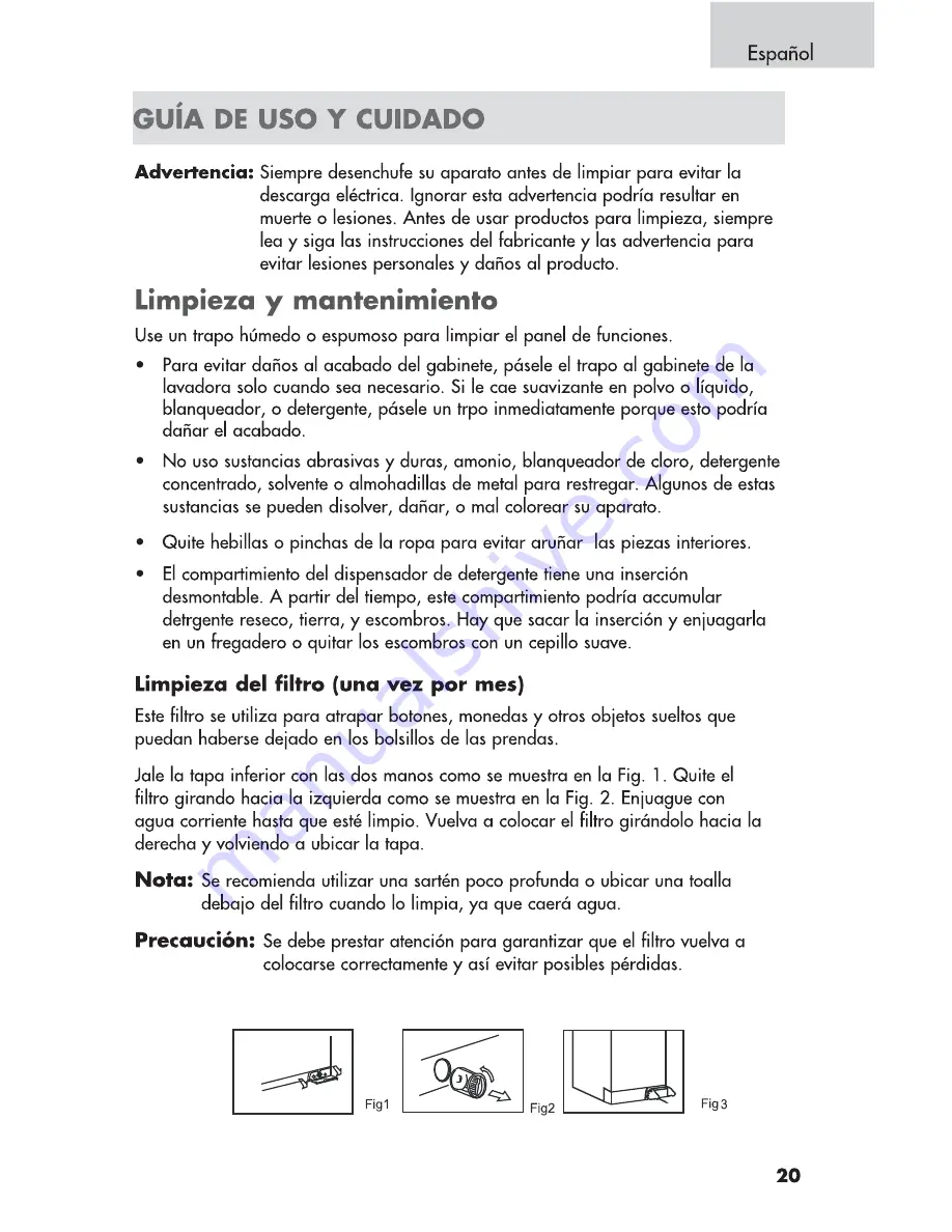 Haier HWD1600 User Manual Download Page 47