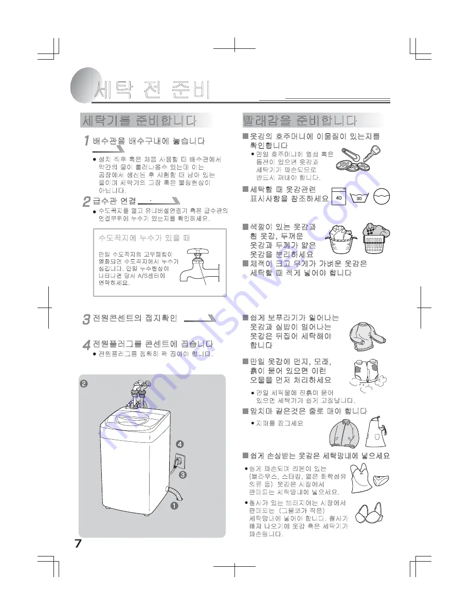 Haier HWM-G42A Скачать руководство пользователя страница 8