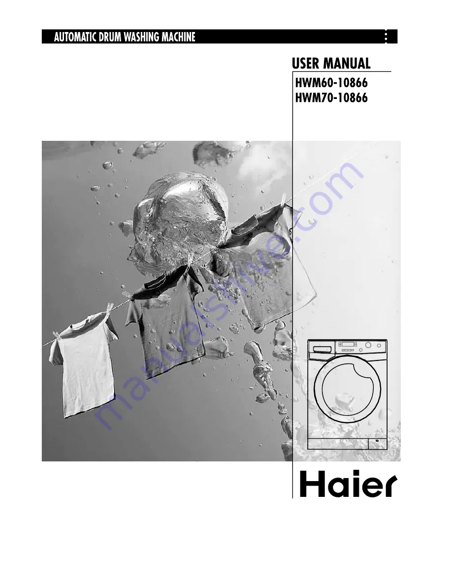 Haier HWM60-10866 User Manual Download Page 1