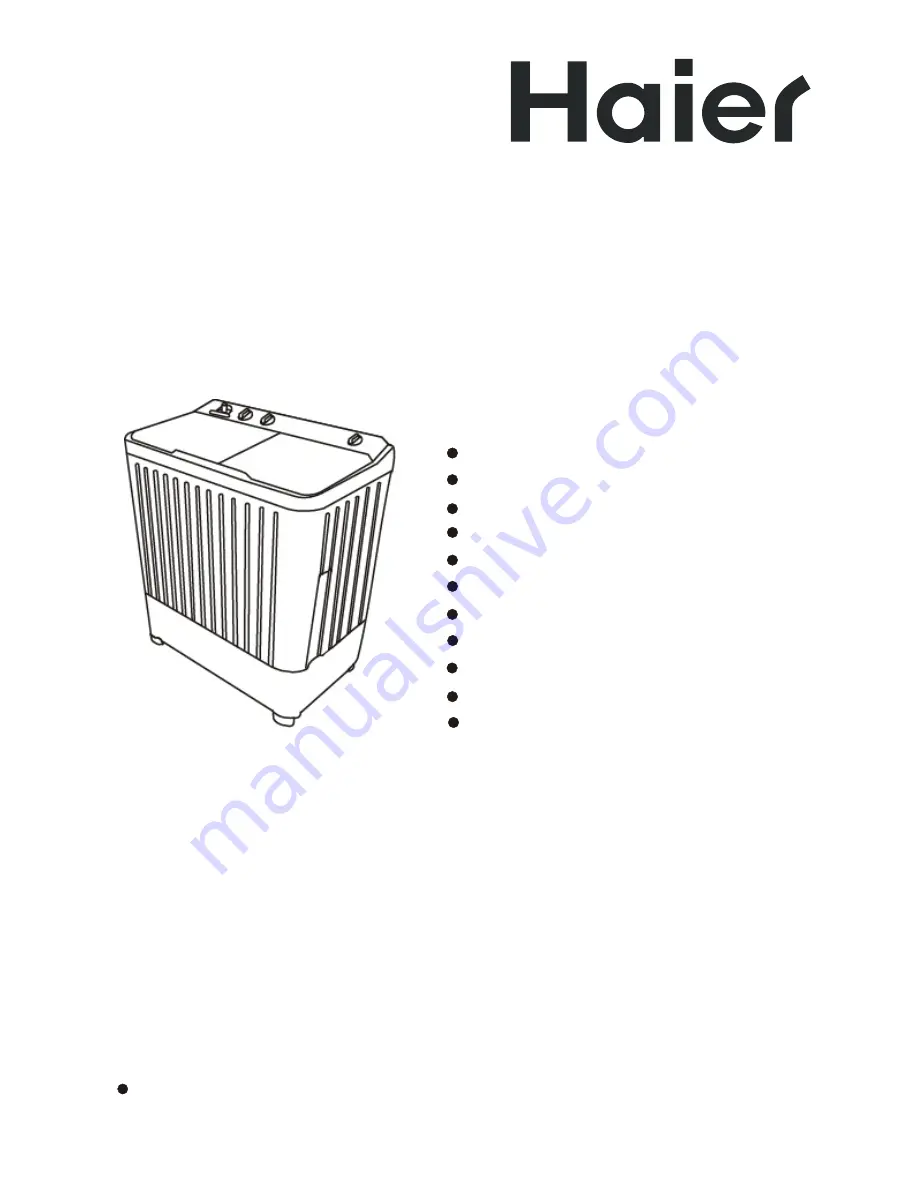 Haier HWM80-187S Owner'S Manual Download Page 1