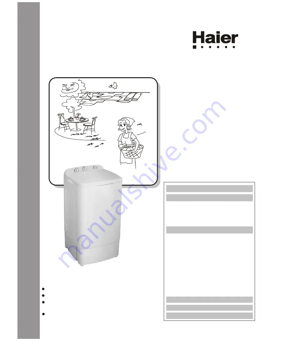 Haier HWM80-35 User Manual Download Page 1