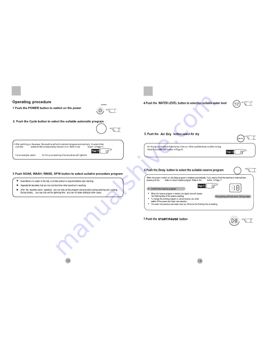 Haier HWM80-9288DD Скачать руководство пользователя страница 8