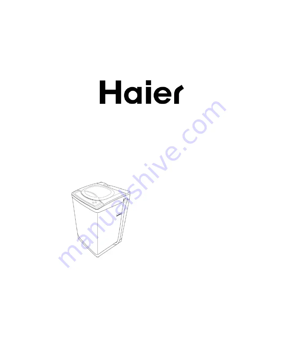 Haier HWM85-101S User Manual Download Page 1