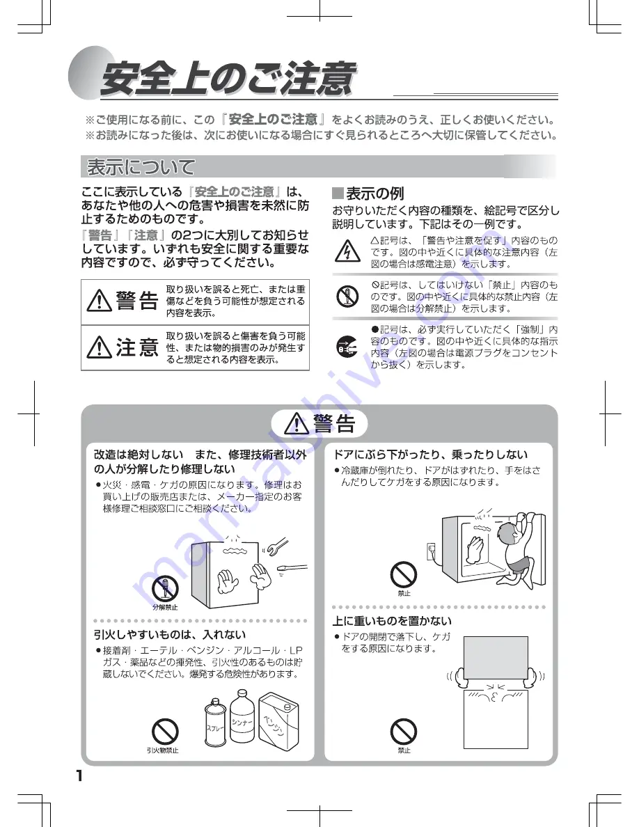 Haier JR-40CL (Japanese) User Manual Download Page 2