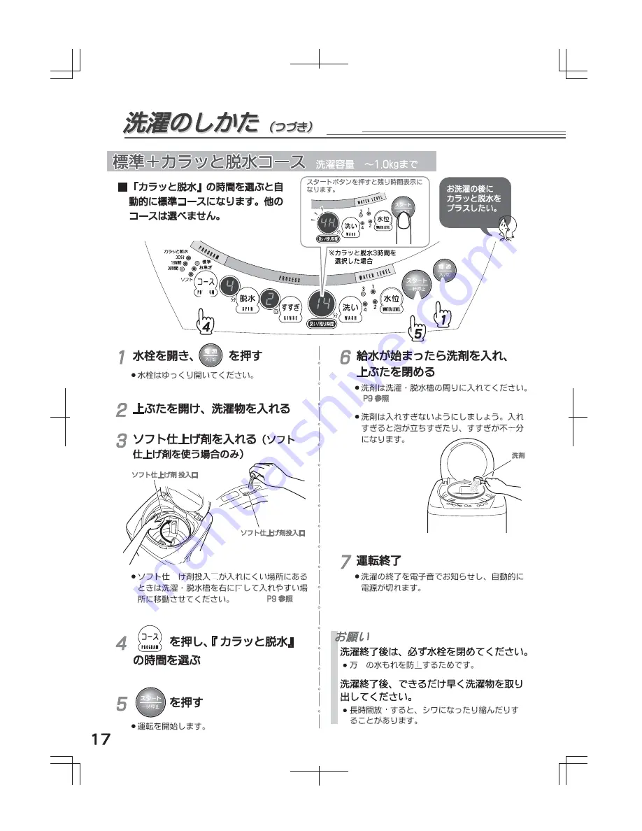 Haier JW-K33B (Japanese) User Manual Download Page 18