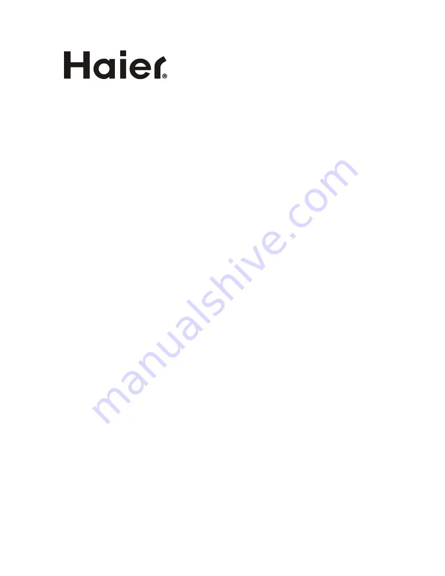 Haier L19B1120 Owner'S Manual Download Page 21