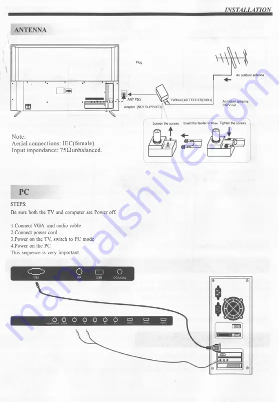 Haier LE40K6000 Скачать руководство пользователя страница 8