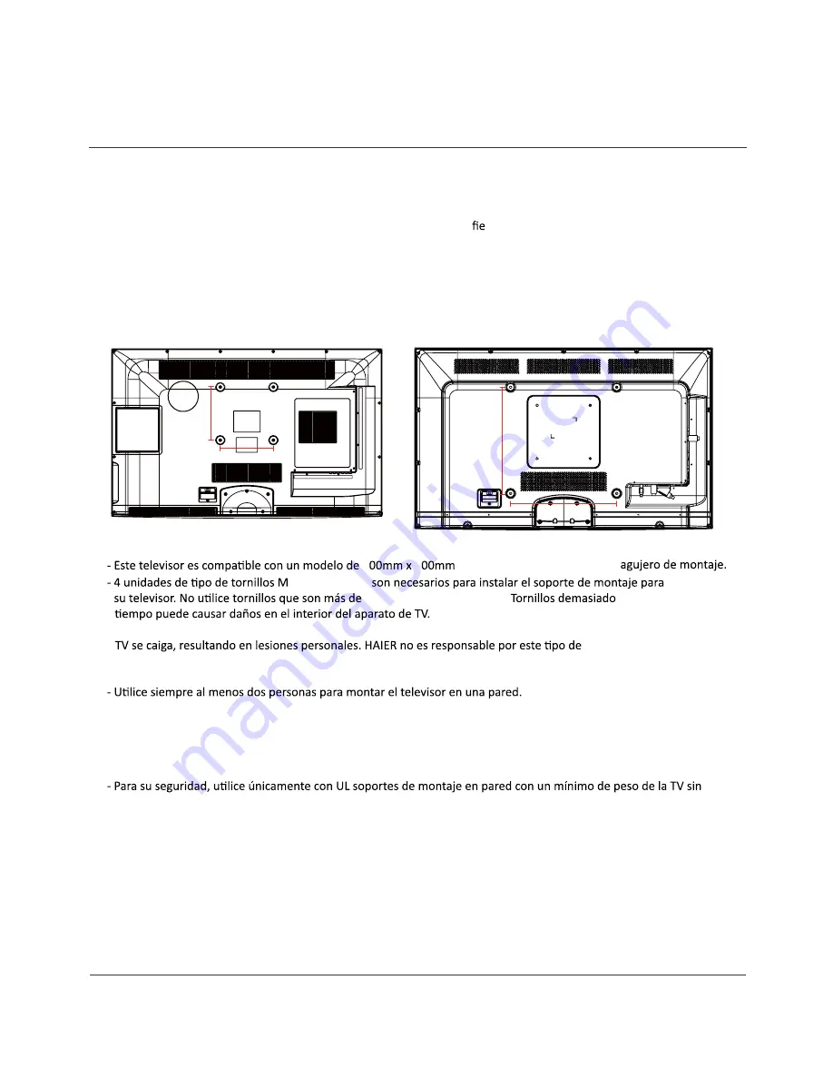 Haier LE42B1380 Owner'S Manual Download Page 66