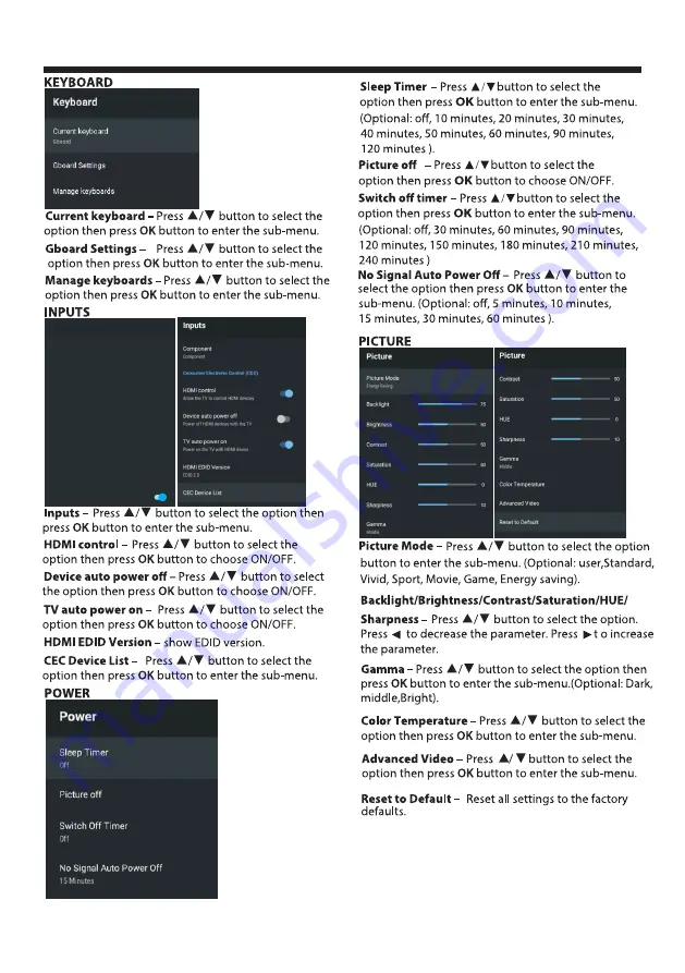 Haier LE50K6600UG Owner'S Manual Download Page 18