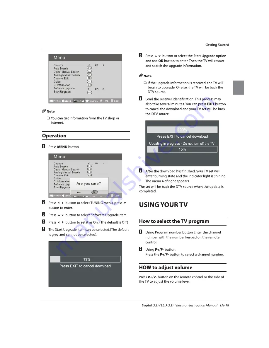 Haier LED40T3 User Manual Download Page 19