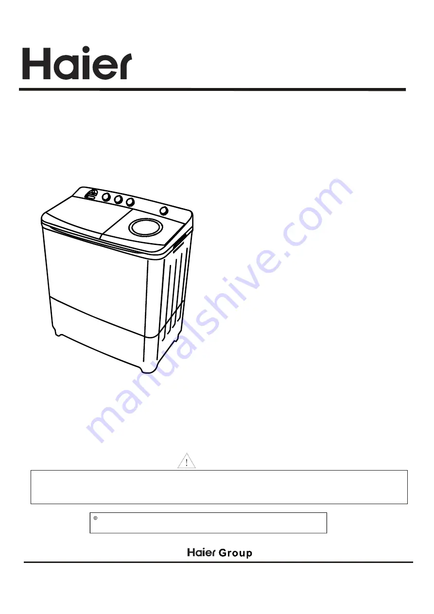 Haier LMD6124PBCS0 Service Manual Download Page 1