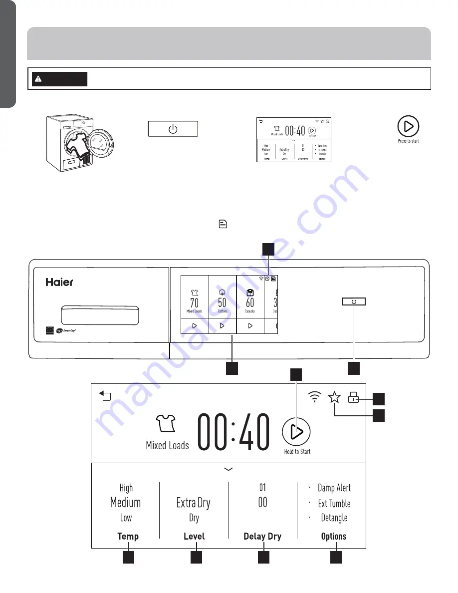 Haier QFT15 Series Скачать руководство пользователя страница 4