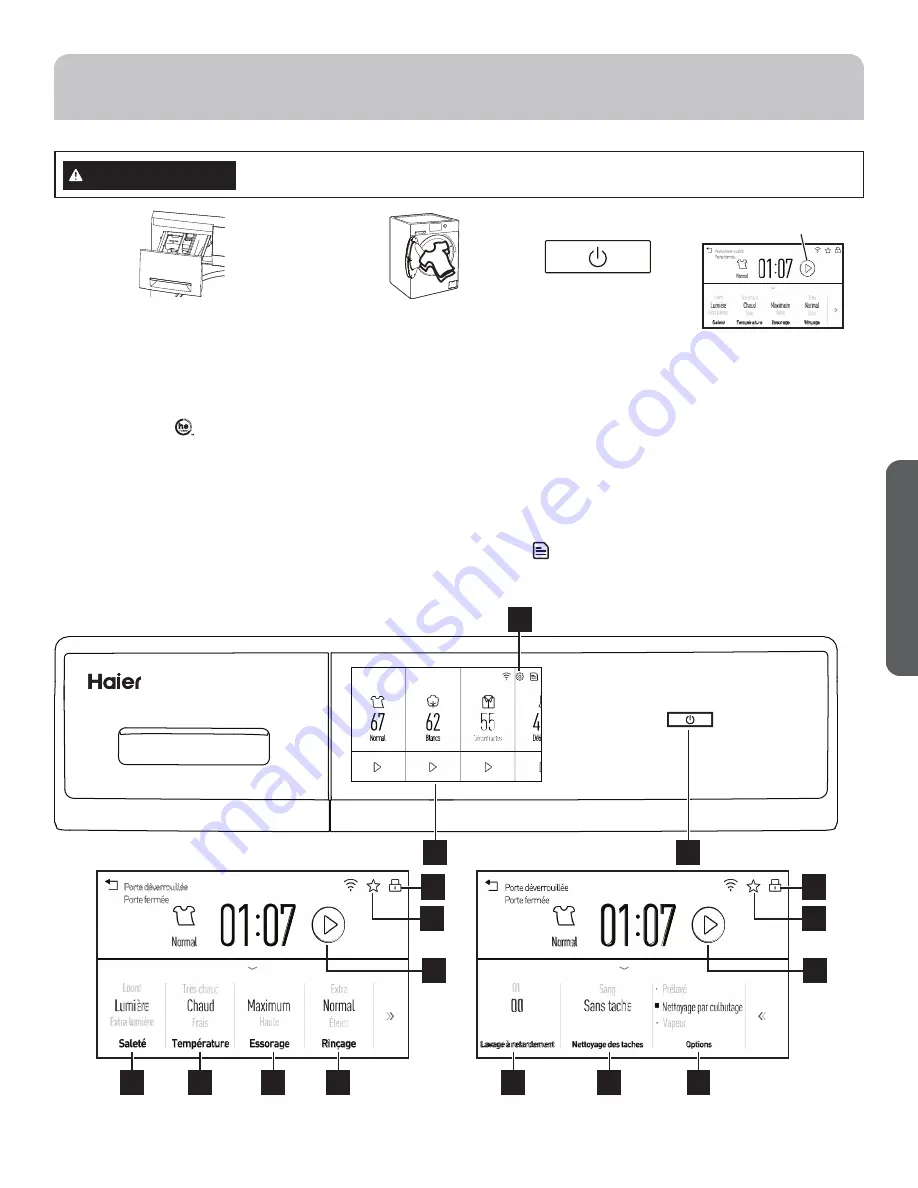 Haier QFW150 Series Owner'S Manual & Installation Instructions Download Page 33