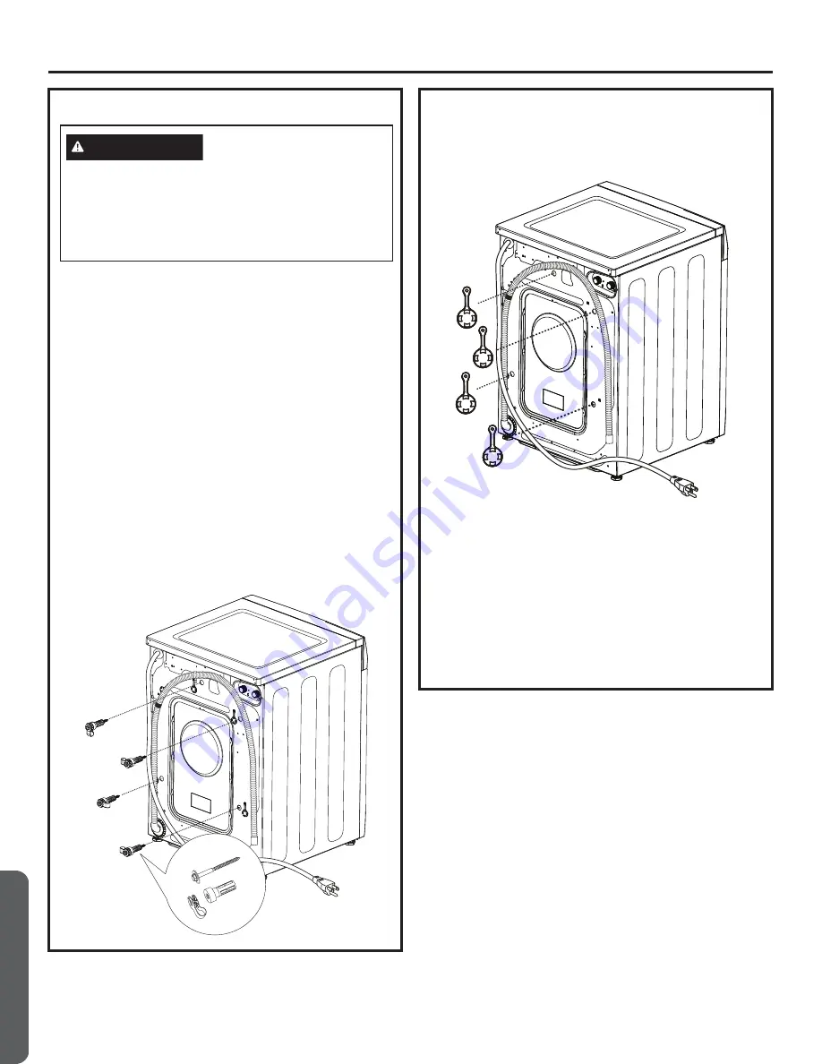 Haier QFW150 Series Owner'S Manual & Installation Instructions Download Page 74