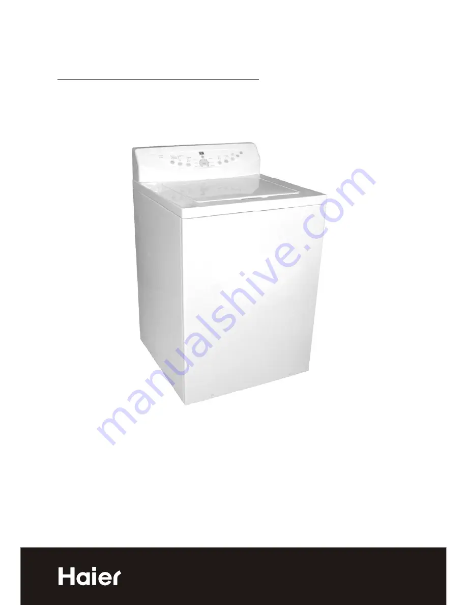 Haier RWT200AW User Manual Download Page 1