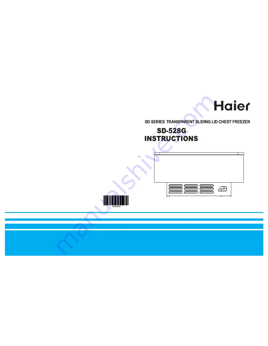 Haier SD-528G Instructions Download Page 1