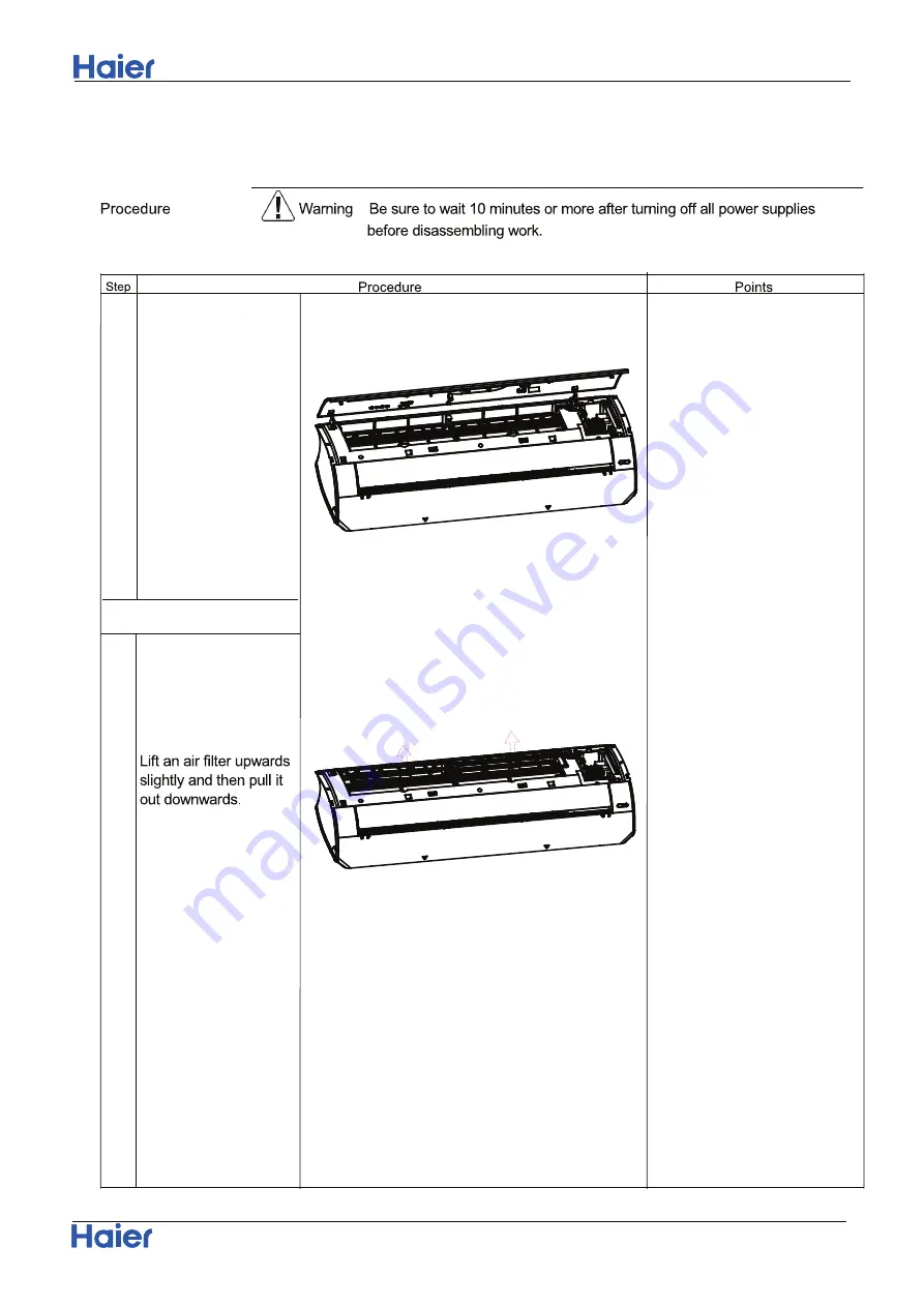 Haier SUPER MATCH AS25S2SF1FA-BH Service Manual Download Page 47