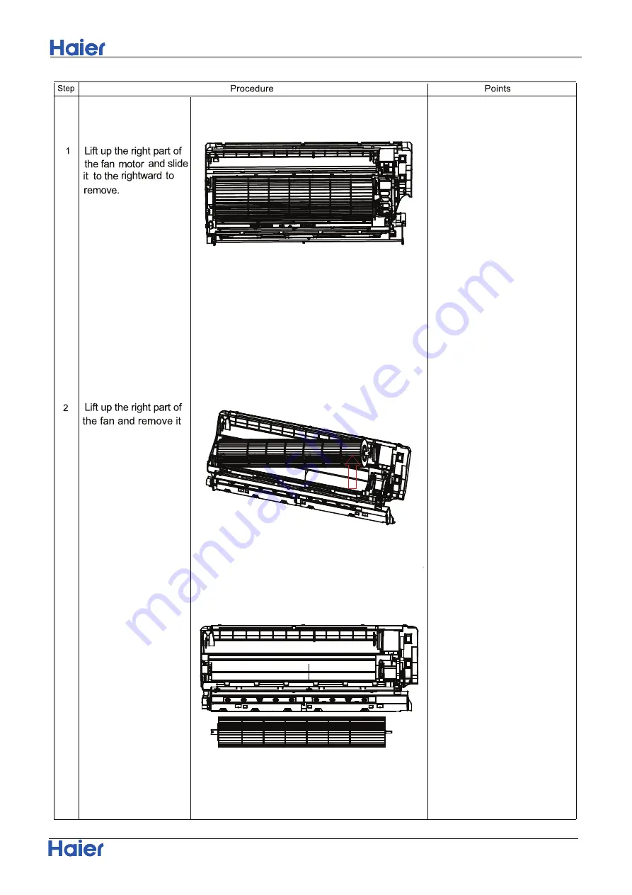 Haier SUPER MATCH AS25S2SF1FA-BH Service Manual Download Page 53