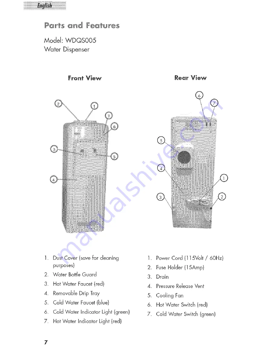 Haier WDQS005 Installation Instructions Manual Download Page 8