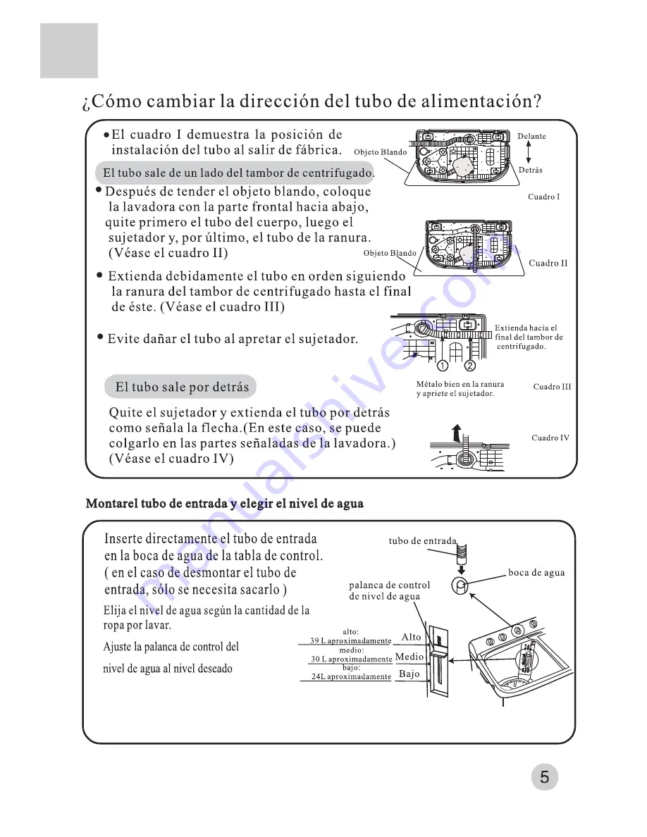 Haier XPB55-23BS (Spanish) Manual Del Usuario Download Page 7