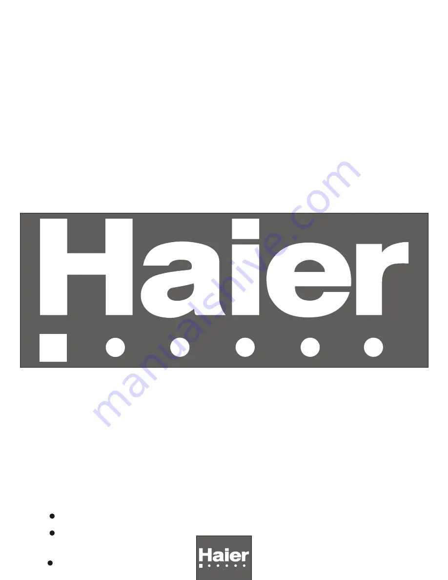 Haier XPB70-111S User Manual Download Page 1