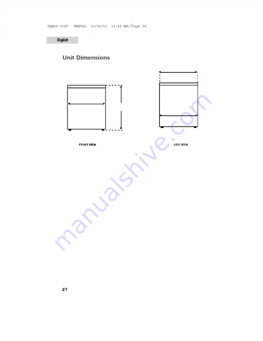 Haier XQB60-91BF User Manual Download Page 28