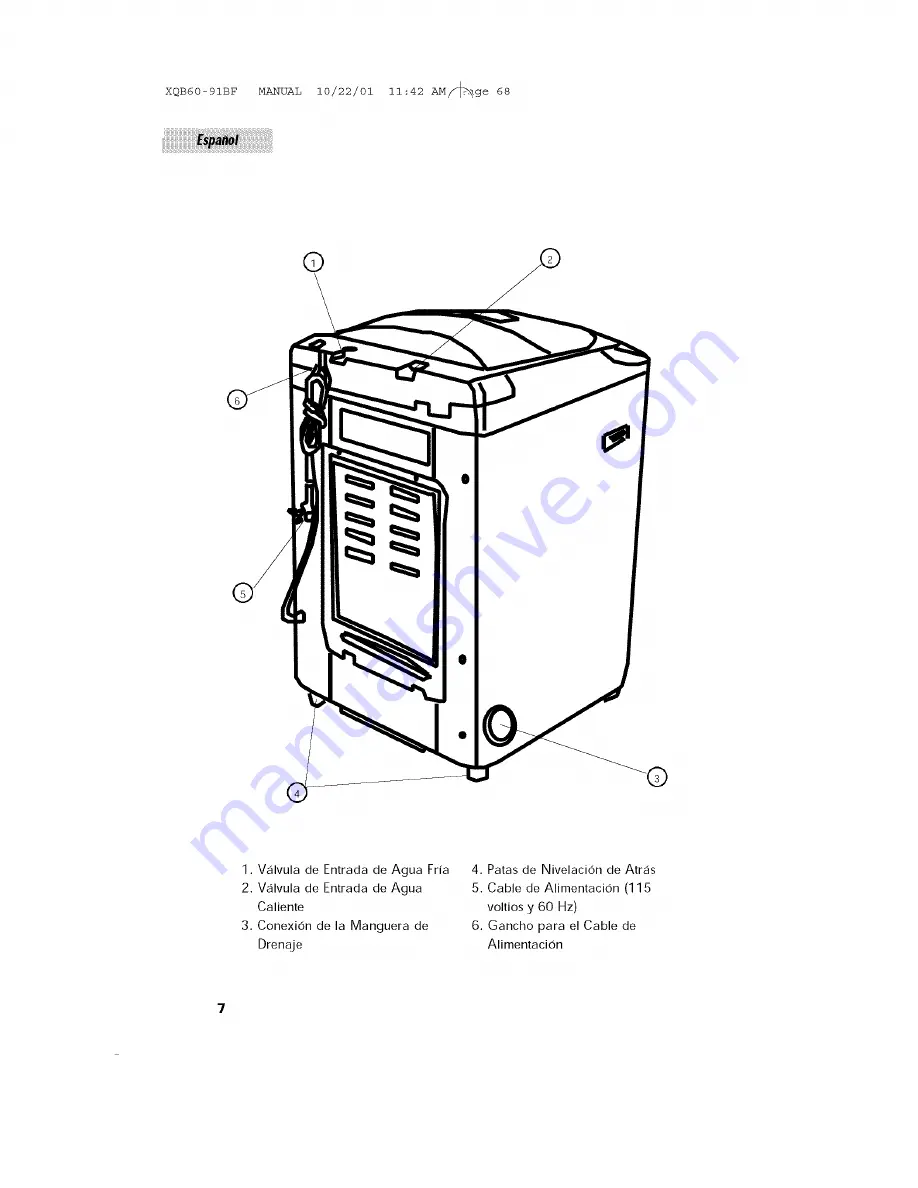 Haier XQB60-91BF Скачать руководство пользователя страница 68