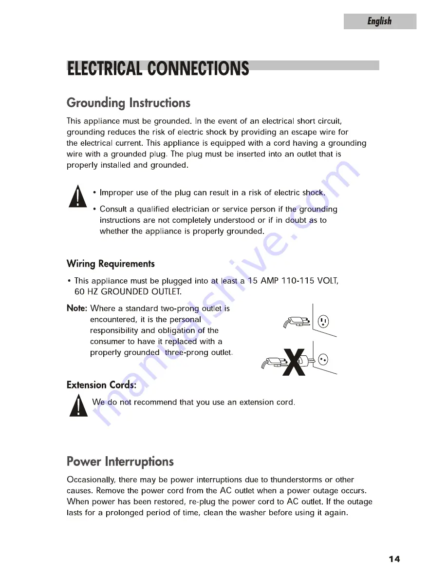 Haier XQBM22-C User Manual Download Page 15