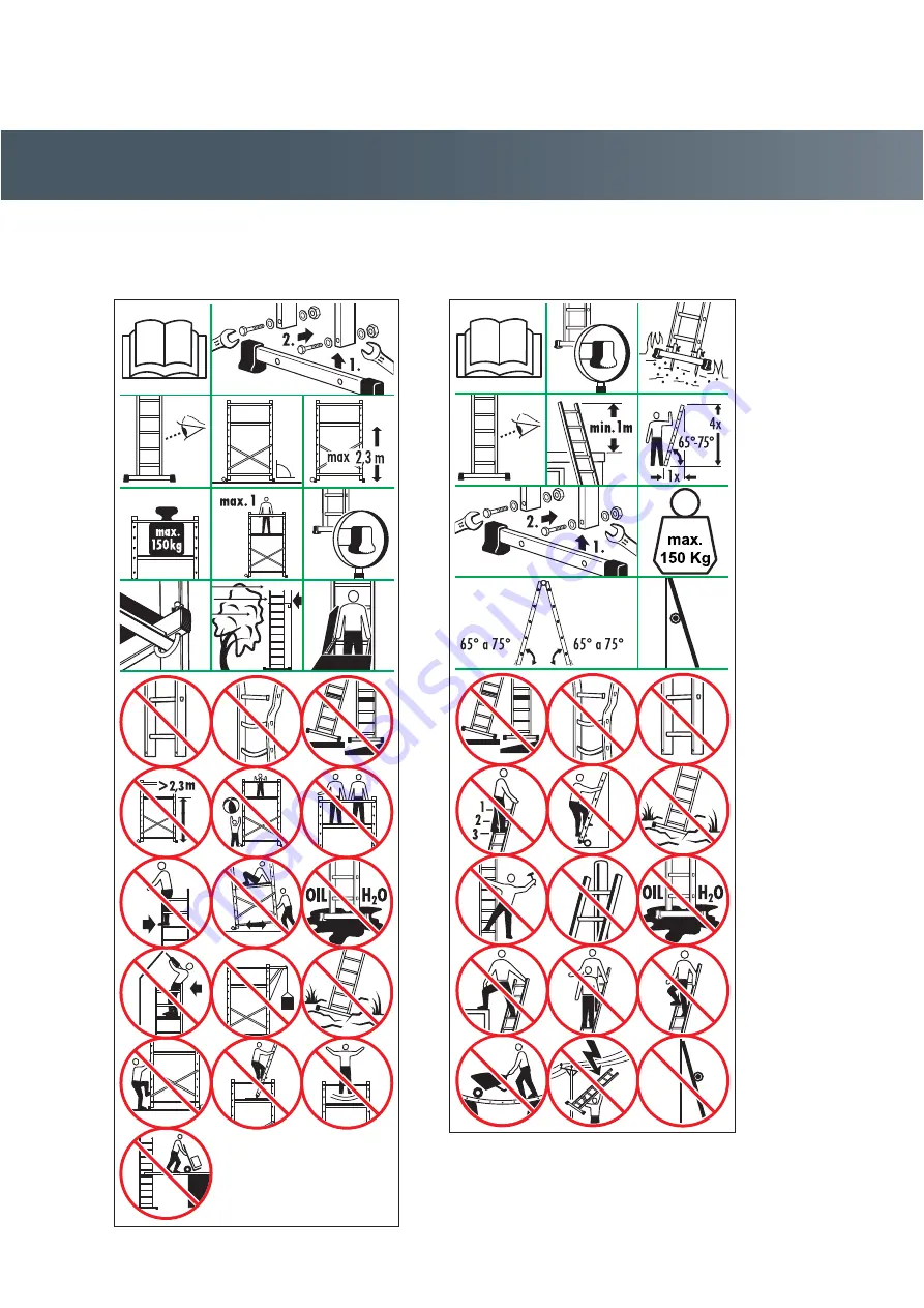 Hailo 1-2-3 500 Assembly Instructions Manual Download Page 30