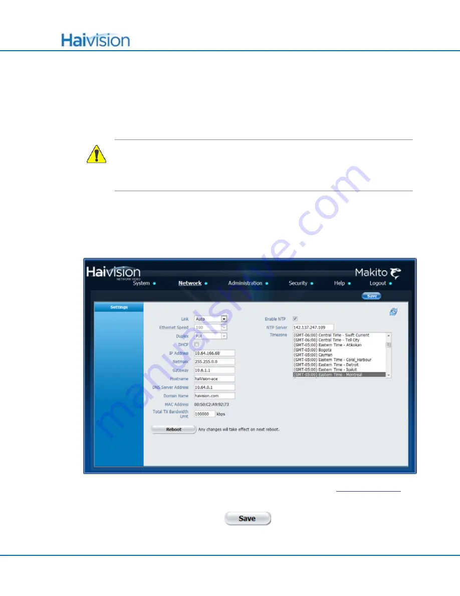 Haivision Makito User Manual Download Page 119