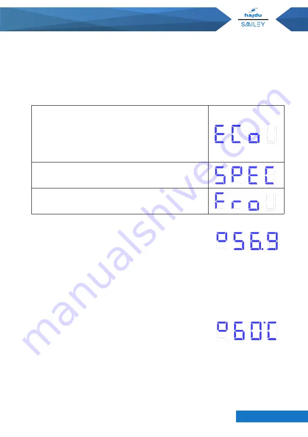 hajdu Smiley SY80R Instructions For Installation And Use Manual Download Page 115