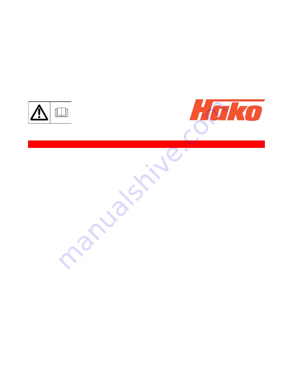 HAKO -Jonas 1500 V Instruction Manual Download Page 1