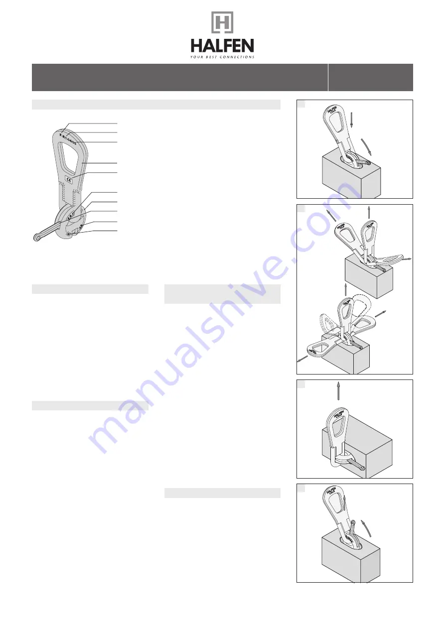 Halfen TPA-R-05 Instructions Download Page 1