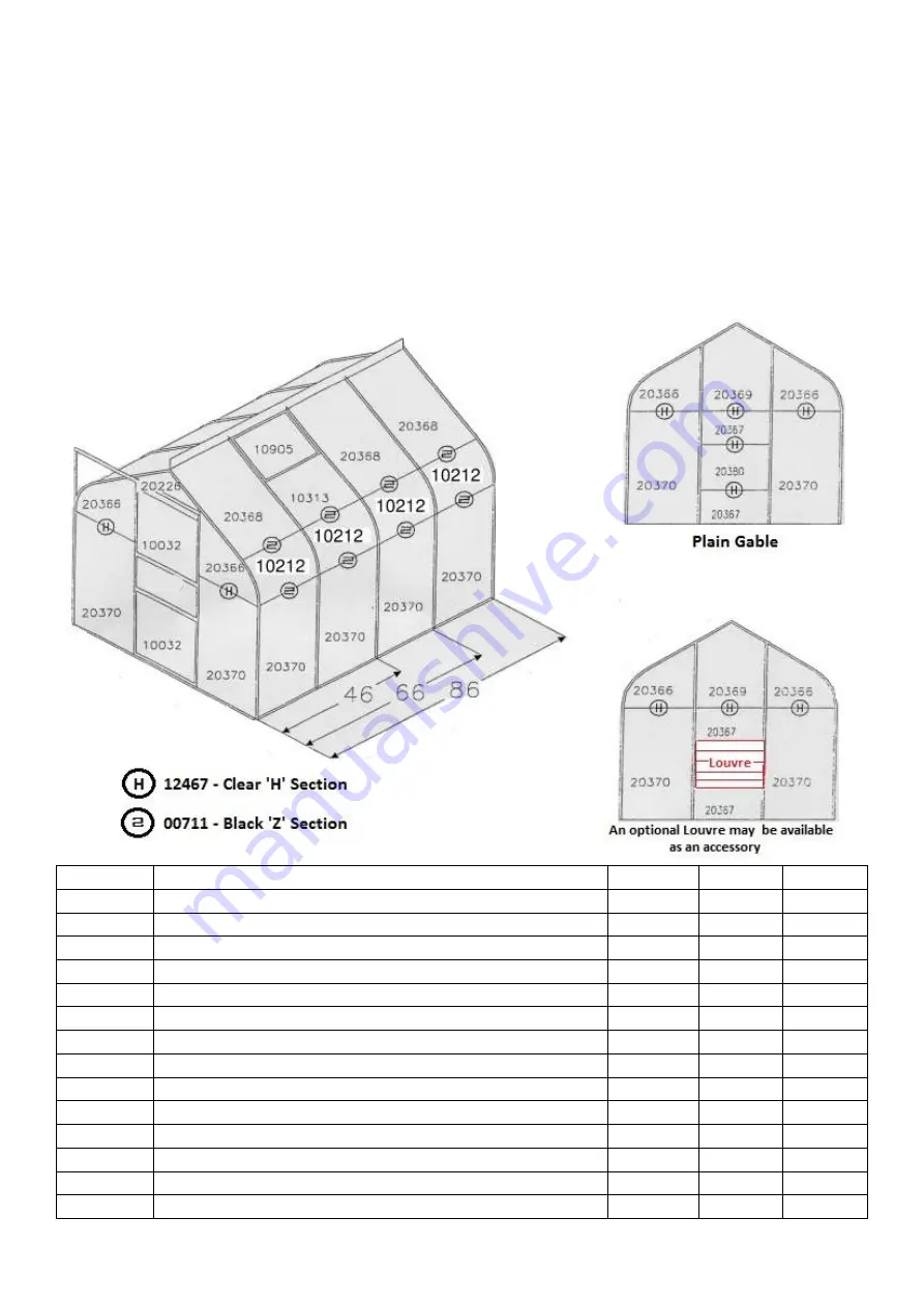 Halls Curved Greenhouse 46 Assembly Instructions Manual Download Page 28