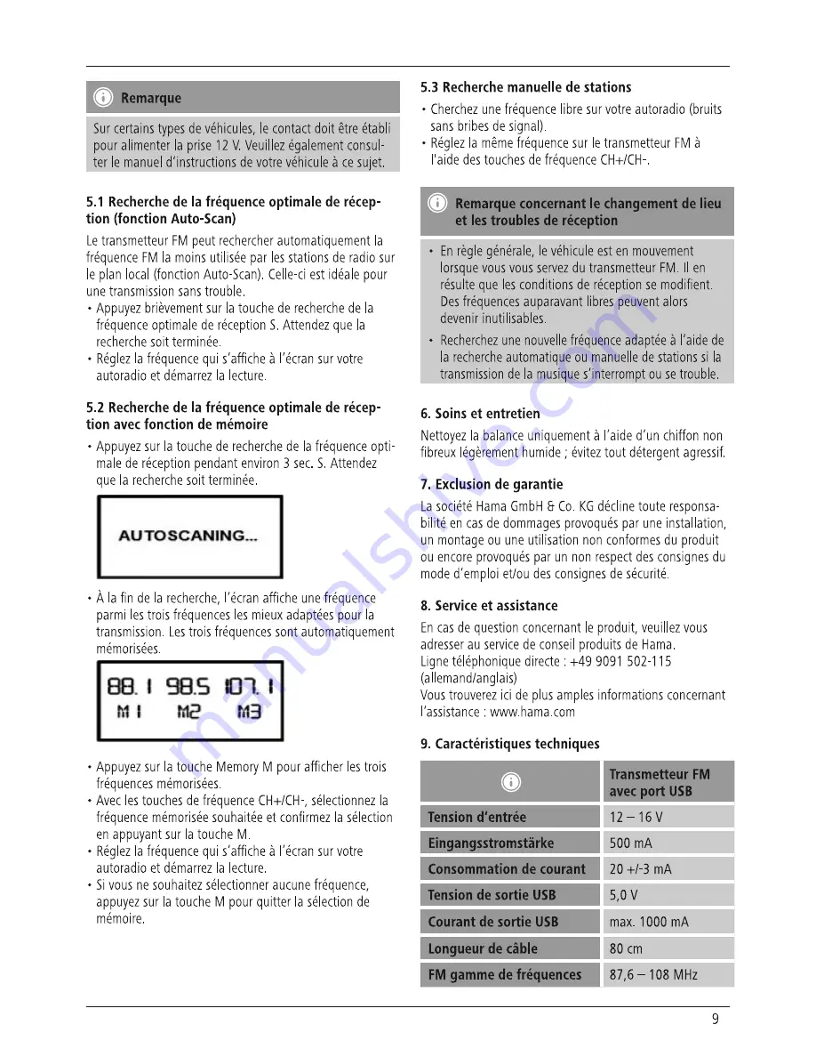 Hama 00 014155 User Manual Download Page 11