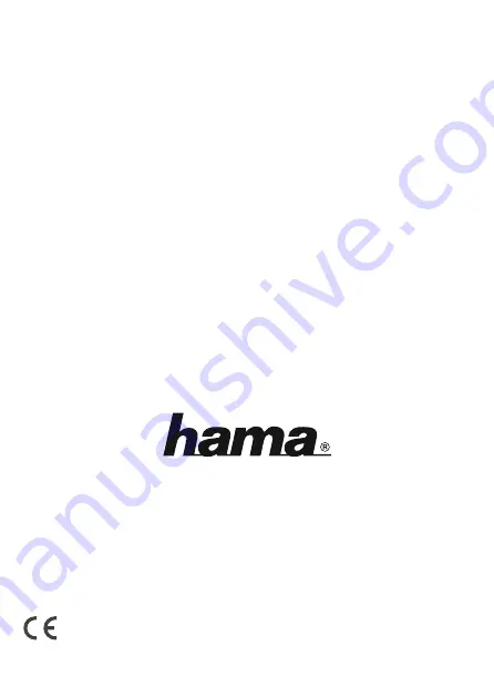 Hama 137289 Operating Instructions Manual Download Page 26