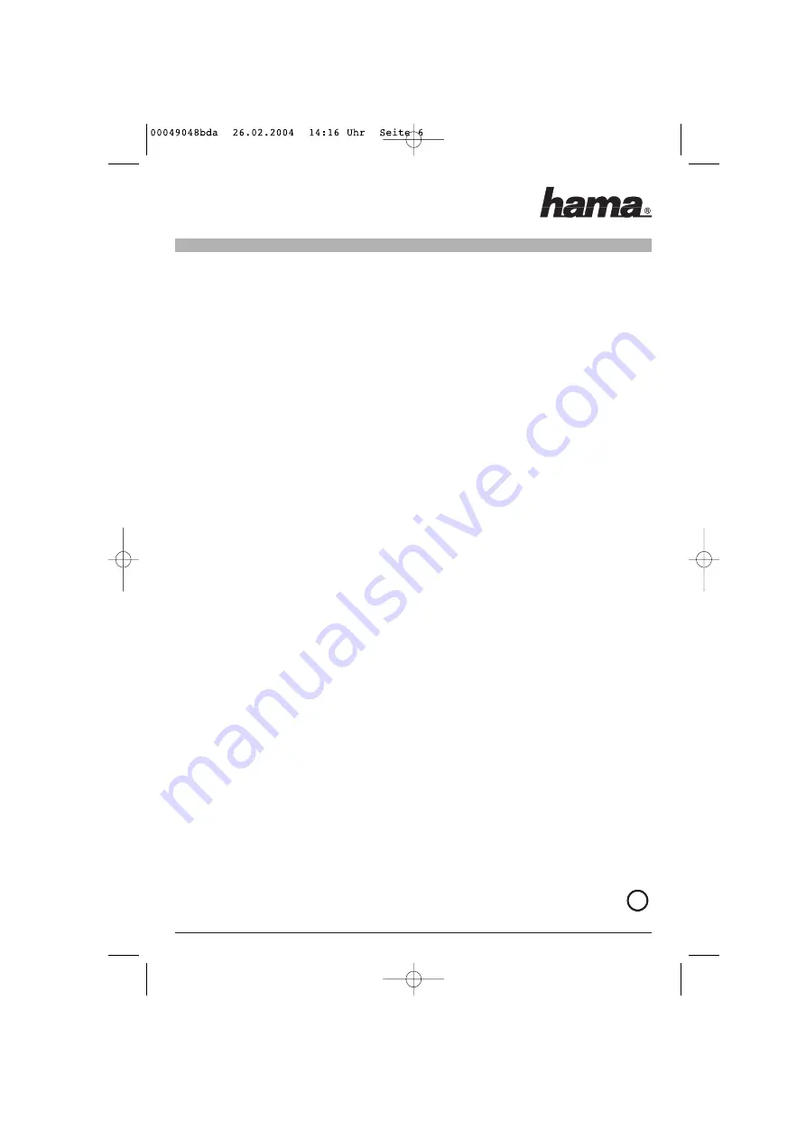 Hama 49048 Quick Manual Download Page 5