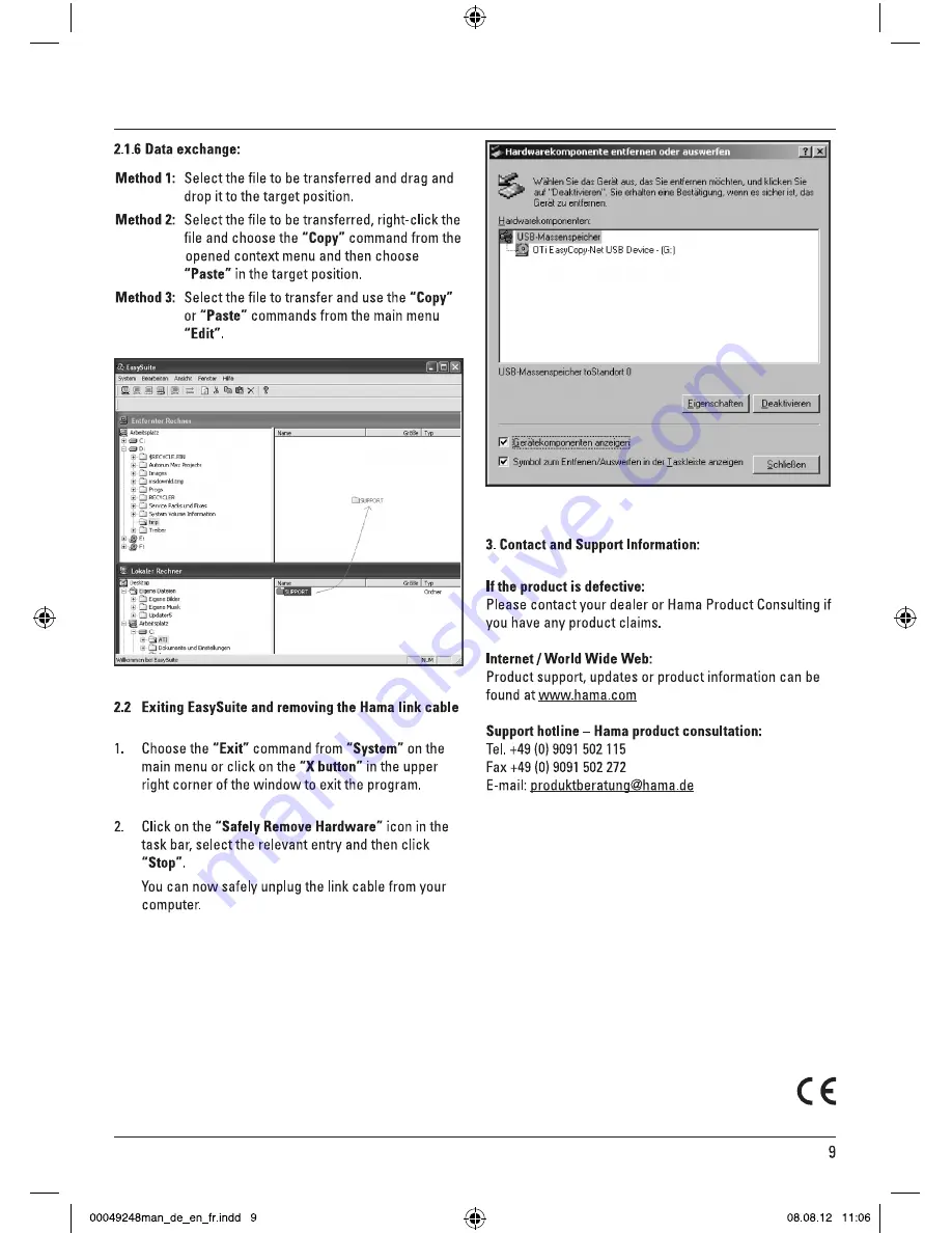 Hama 49248 Operating Instruction Download Page 9