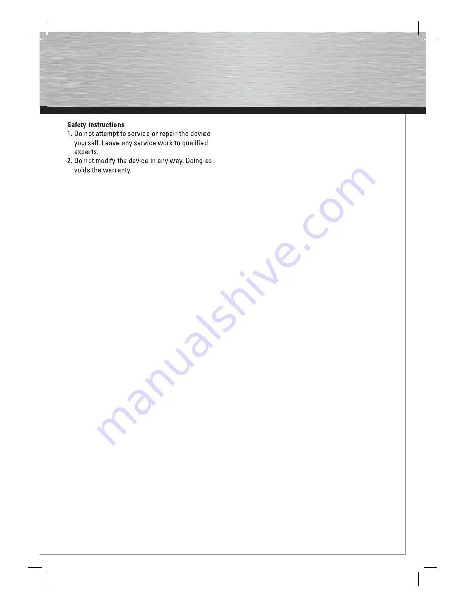 Hama 62880 Operating Instruction Download Page 8