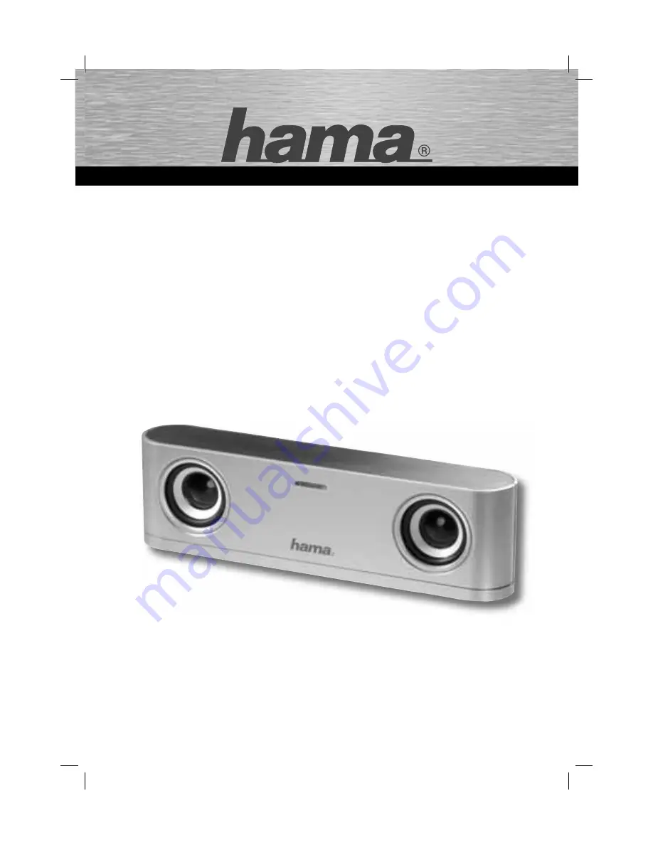 Hama AL-100 Operating Instruction Download Page 2